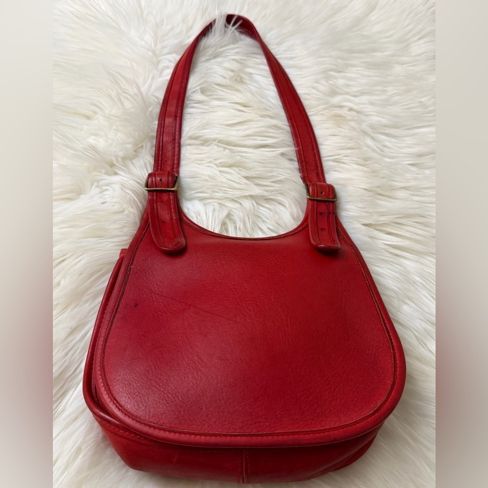 Vintage Coach Bonnie Cashin Pre-Creed / Metal Tag Saddle Bag # 9205 (Mocha) - Picture 5 of 11